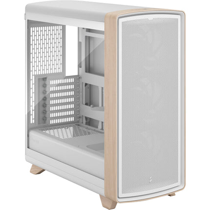 Fractal Design Summit Oak Caja PC Gaming Blanco Tiza Ventana Cristal Templado E-ATX 3 Ventiladores 140mm