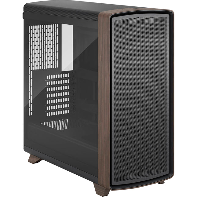 Fractal Design Summit Walnut Caja PC Gaming Negra Ventana Templada E-ATX USB-C 3.2 Gen 2x2