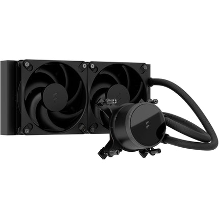 Fractal Design Radius 240mm Refrigeración Líquida CPU 2x120mm PWM 3400rpm bomba
