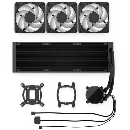 Fractal Design Radius 360mm Refrigeración Líquida CPU RGB Negro 3 Ventiladores 2200rpm