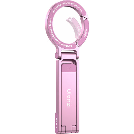 Ulanzi MA30S Soporte para Teléfono con Clip y Montura Magnética Rosa Slim