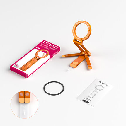 Ulanzi MA30S Soporte para Teléfono con Clip Carabiner Plata Slim 225° Tilt