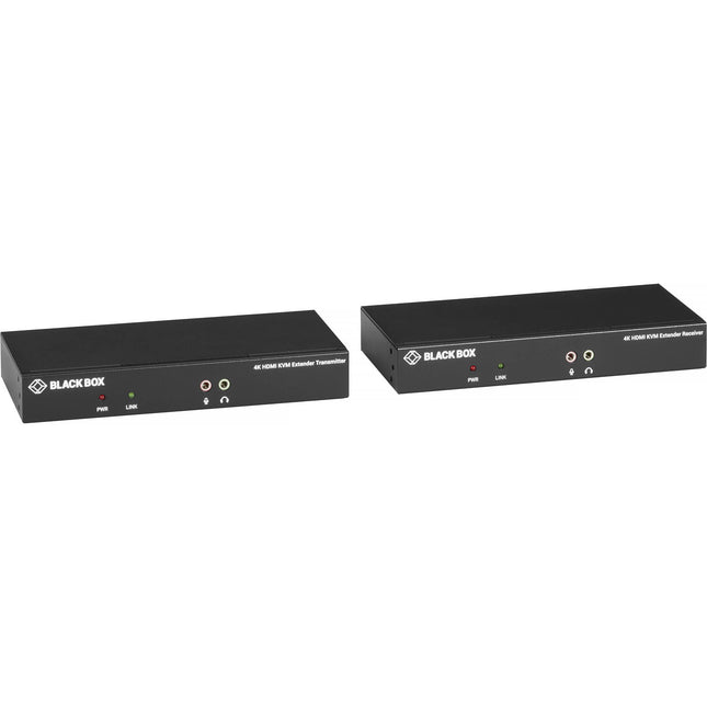 Black Box KVX Series 4K HDMI KVM Extensor Kit 4K30 hasta 100 m con USB y audio