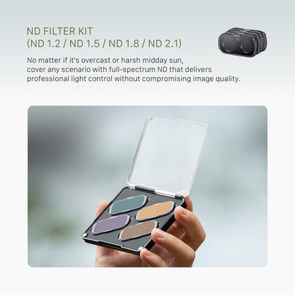 Tilta Kit de Filtros ND Full-Spectrum para Insta360 Luna Ultra Set 4 piezas