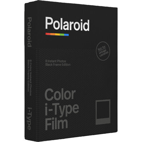 Polaroid Color i-Type Película Instantánea 8 Exposiciones 3.1x3.1 pulgadas ISO 640