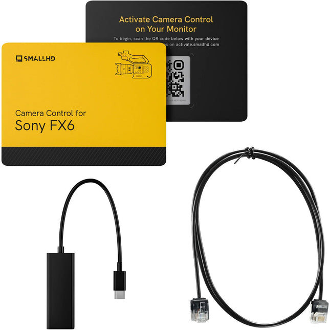 SmallHD Kit Control Cámara USB-C para Sony FX6 con Cable Ethernet 36"