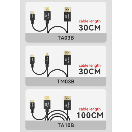 PORTKEYS Cable HDMI para Monitor LH7C 39.4 pulgadas Control de Video