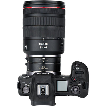 JJC Tubo de Extensión Automático para Cámaras Canon RF 11mm 16mm