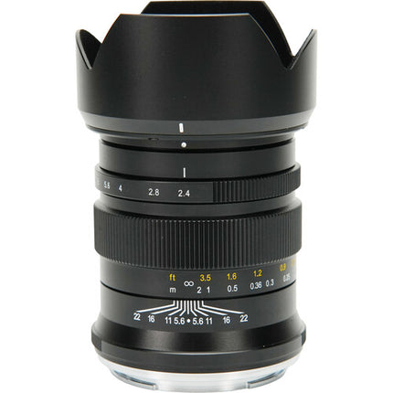 Mitakon Zhongyi Pittura 30mm f2.4 Lente Gran Angular para FUJIFILM G con Parasol