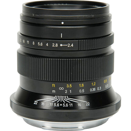 Mitakon Zhongyi Pittura 30mm f2.4 Lente Gran Angular para FUJIFILM G con Parasol