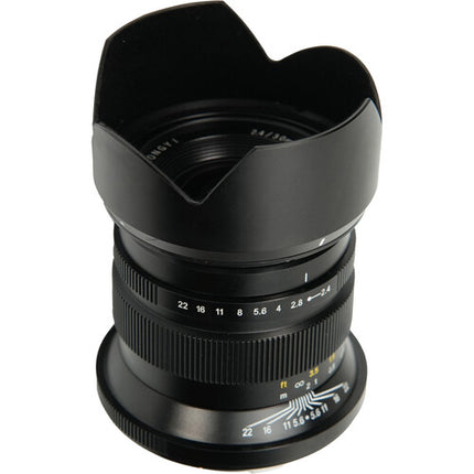 Mitakon Zhongyi Pittura 30mm f2.4 Lente Gran Angular para FUJIFILM G con Parasol