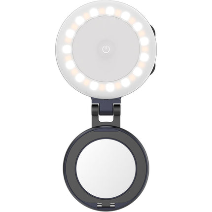 SmallRig M2 Luz LED Bicolor con Montura Magnética y Soporte para Teléfonos Ink Blue 2700-6500K 800mAh USB-C