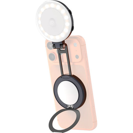 SmallRig M2 Luz LED Bicolor con Montura Magnética y Soporte para Teléfonos Ink Blue 2700-6500K 800mAh USB-C