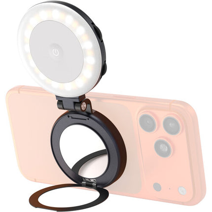 SmallRig M2 Luz LED Bicolor con Montura Magnética y Soporte para Teléfonos Ink Blue 2700-6500K 800mAh USB-C