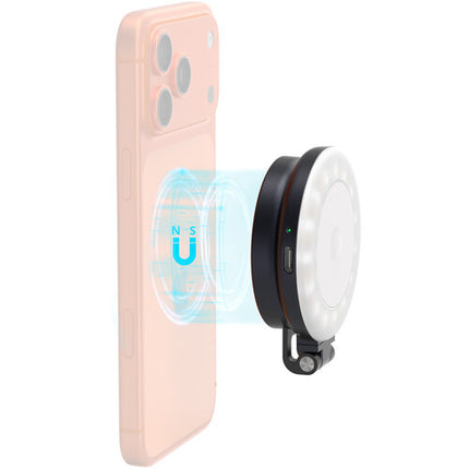 SmallRig M2 Luz LED Bicolor con Montura Magnética y Soporte para Teléfonos Ink Blue 2700-6500K 800mAh USB-C