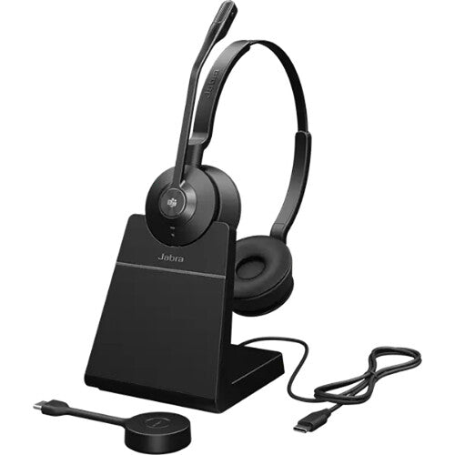 Jabra Engage 55 SE Auricular Inalámbrico DECT Convertible USB-C Microsoft Teams con Base y Estuche de Viaje