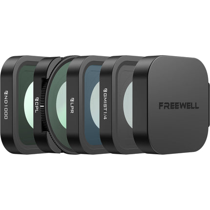 Freewell Kit de Filtros para GoPro MISSION 1 PRO ND1000 CPL LPR Glow Mist 4 Pack