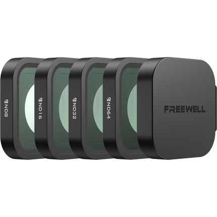 Freewell Kit Filtros ND8 ND16 ND32 ND64 para GoPro MISSION 1 PRO 4 piezas