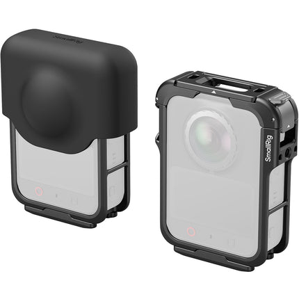 SmallRig Cage para Cámara DJI Osmo 360 II Advanced Edition Ultraligero 2 oz con Cubierta de Silicona