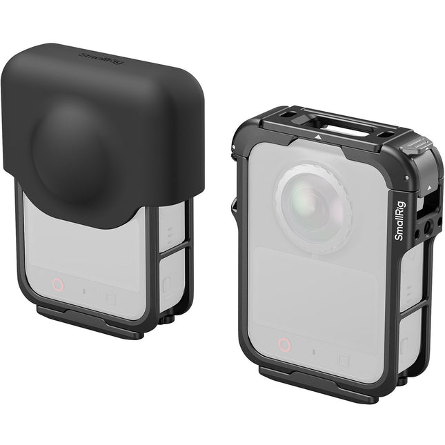 SmallRig Cage para Cámara DJI Osmo 360 II Advanced Edition Ultraligero 2 oz con Cubierta de Silicona
