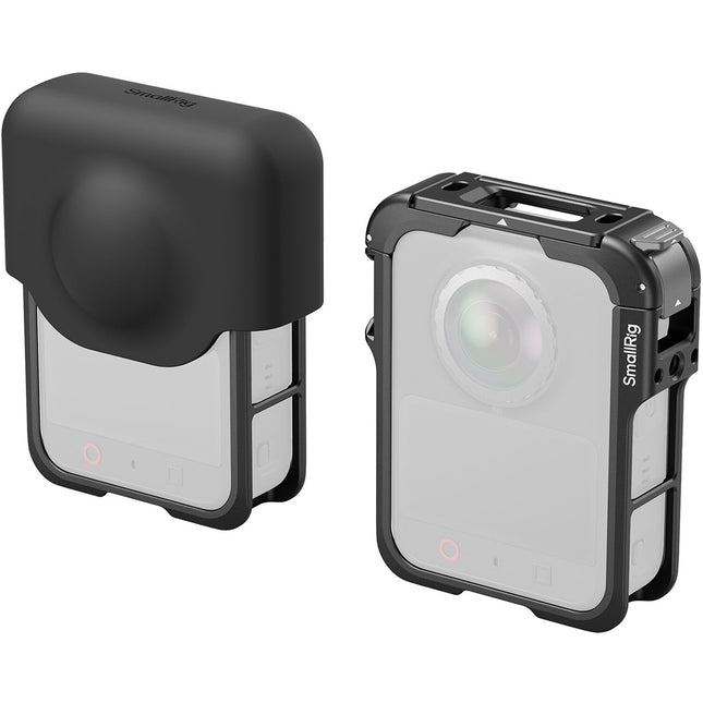 SmallRig Jaula para Cámara DJI Osmo 360 II Ultraligera con Cubierta de Silicona