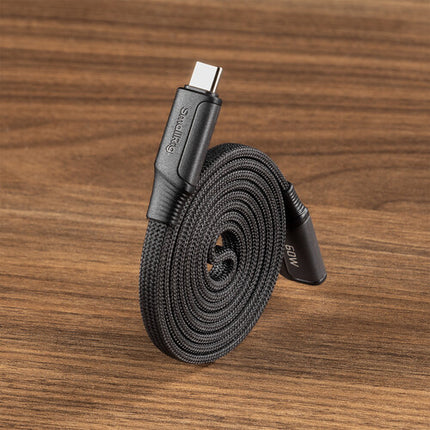 SmallRig Cable USB-C 2.0 Magnético Autoenrollable 60W 1.0 m Nylon