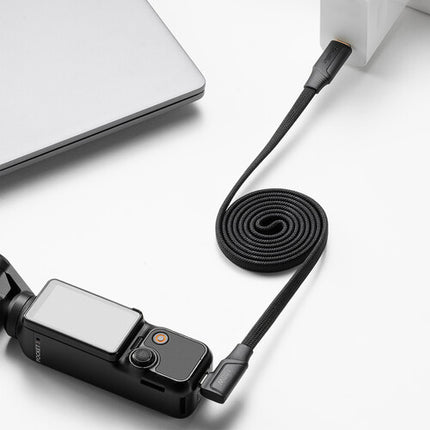 SmallRig Cable USB-C 2.0 Magnético Autoenrollable 100W 1.2m Nylon