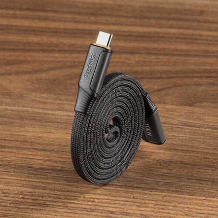 SmallRig Cable USB-C 2.0 Magnético Autoenrollable 100W 1.2m Nylon