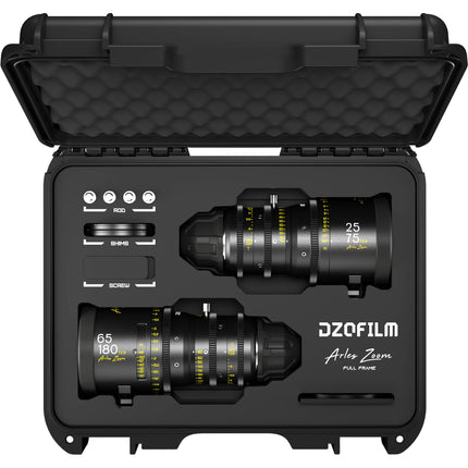 DZOFilm Arles Zoom T2.6 FF Cine Pack 25-75mm y 65-180mm PL EF