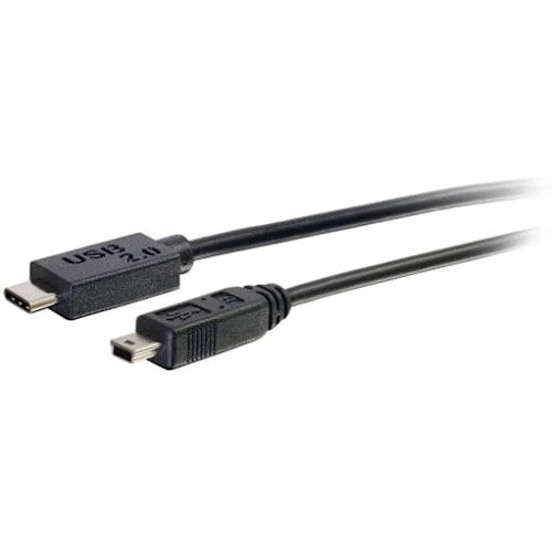 C2G Cable USB-C a USB Mini-B 2.0 3 pies 480 Mb/s 5V 1A PVC