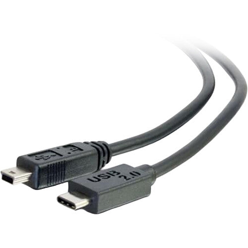 C2G Cable USB-C a USB Mini-B 2.0 6 Pies 480 Mb/s 5V 1A PVC