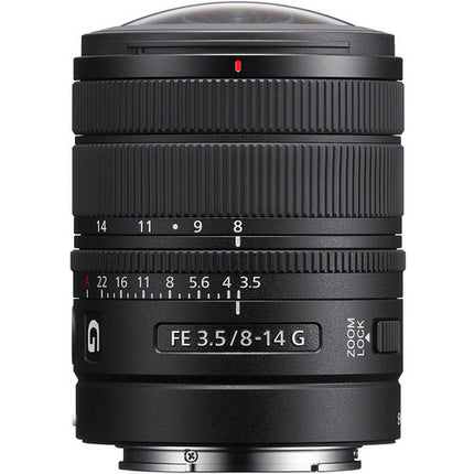 Sony FE 8-14mm f3.5 Lente Fisheye G Full Frame con Autofocus y Parasol