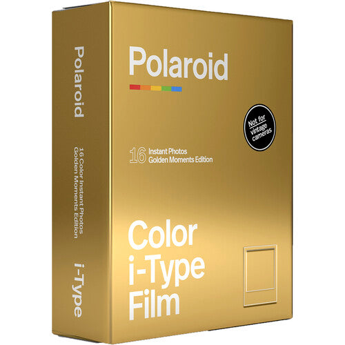 Polaroid Color i-Type Película Instantánea Golden Moments 16 Exposiciones ISO 640 3.1x3.1
