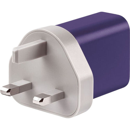 Worldwide Cargador USB 2 Puertos 20W USB-C 18W USB-A Adaptadores Internacionales