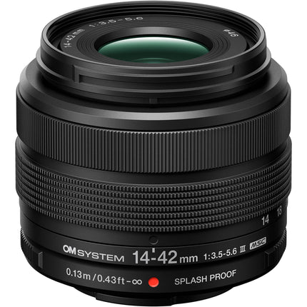 OM SYSTEM M.Zuiko Digital 14-42mm f3.5-5.6 III Lente Zoom Compacto Resistente al Clima