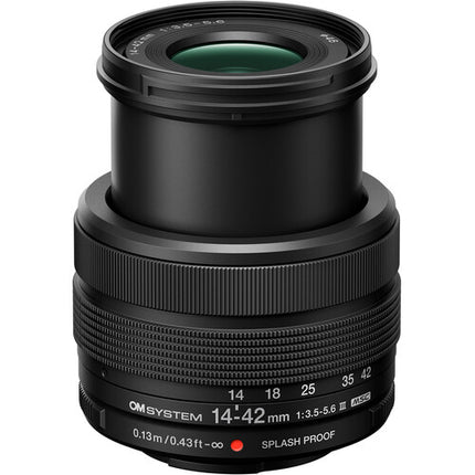 OM SYSTEM M.Zuiko Digital 14-42mm f3.5-5.6 III Lente Zoom Compacto Resistente al Clima