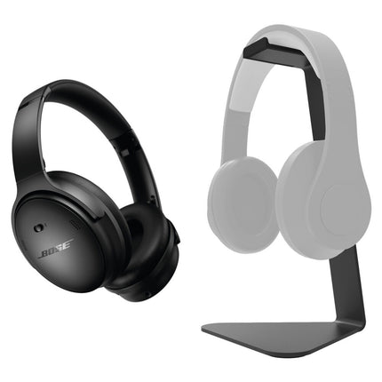 Bose QuietComfort Auriculares Inalámbricos con Cancelación de Ruido y Soporte Kanto Living Negro