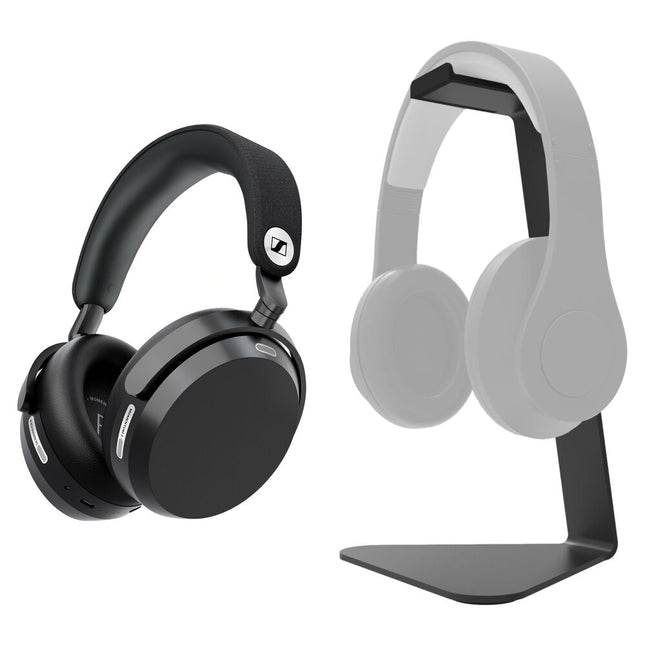 Sennheiser Momentum 5 Adapt Auriculares Inalámbricos Bluetooth con Cancelación de Ruido y Soporte Kanto Living Negro
