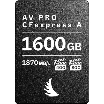 Angelbird 1600GB AV PRO MK3 Tarjeta de Memoria CFexpress v4 Tipo A 1870 MB/s Lectura 1850 MB/s Escritura