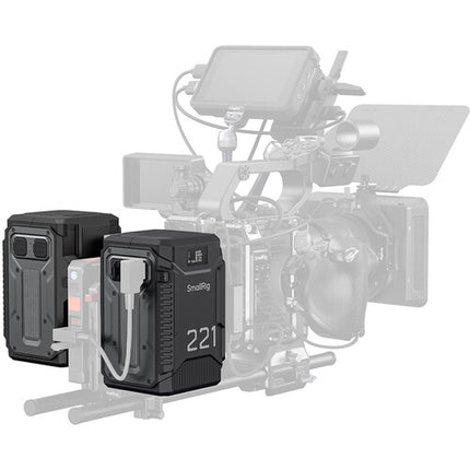 SmallRig T221 Batería V-Mount IP54 221Wh 14.8V con Cable USB-C 240W