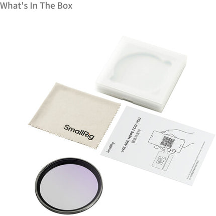 SmallRig TrueColor Filtro VND Híbrido 67mm 1-5 Stops con Estuche