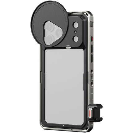 SmallRig Video Cage Kit para iPhone 18 Pro con Adaptador de Filtro 67mm y Montura Cold Shoe
