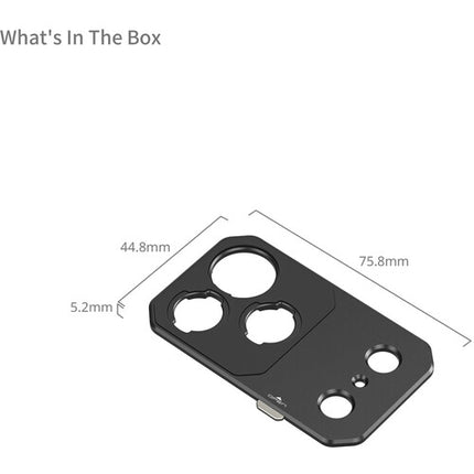 SmallRig T-Mount Backplate para Lentes iPhone 18 Pro Max Aluminio Silicona