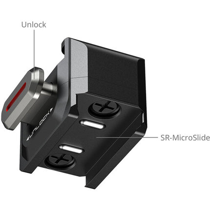 SmallRig Adaptador Montura Zapata Fría para SR-MicroSlide Aluminio Durable