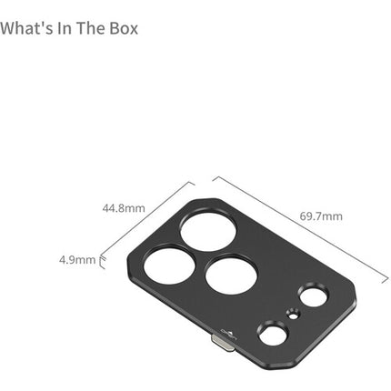 SmallRig 17mm Lens Backplate para iPhone 18 Pro aluminio y silicona