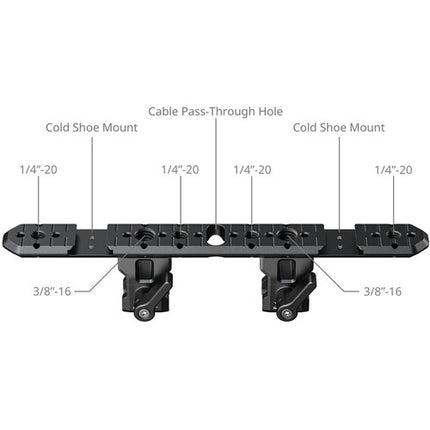 SmallRig SR-MicroSlide Rail NATO para iPhone 18 Pro y Pro Max Rig Cámara