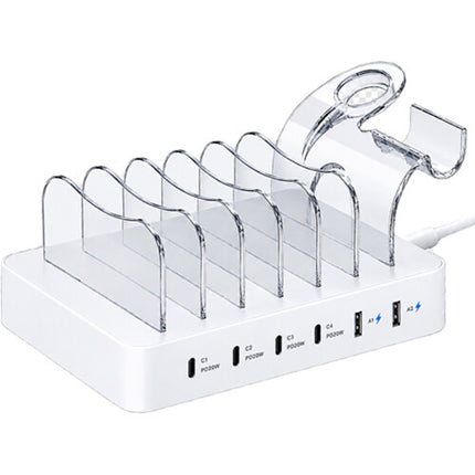 Opus Technologies D-CH06 Estación de carga 6 ranuras USB-C 5V con LED