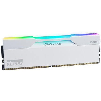 KLEVV 32GB CRAS V RGB Memoria UDIMM 6000 MT/s 288-Pin Blanca