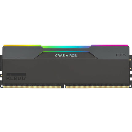 KLEVV 64GB CRAS V RGB Memoria UDIMM 6000 MT/s 288-Pin Obsidian Black