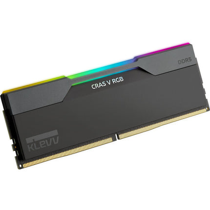 KLEVV 64GB CRAS V RGB Memoria UDIMM 6000 MT/s 288-Pin Obsidian Black